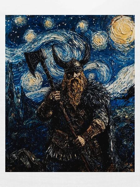Wikinger Van Gogh Style