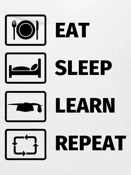 EAT SLEEP LEARN REPEAT