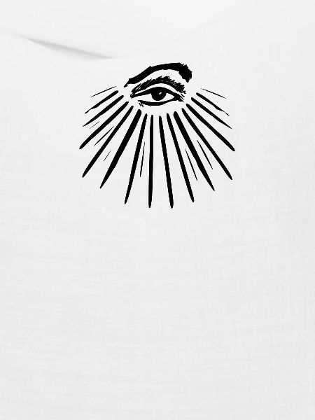 Auge mit Sonnenstrahlen