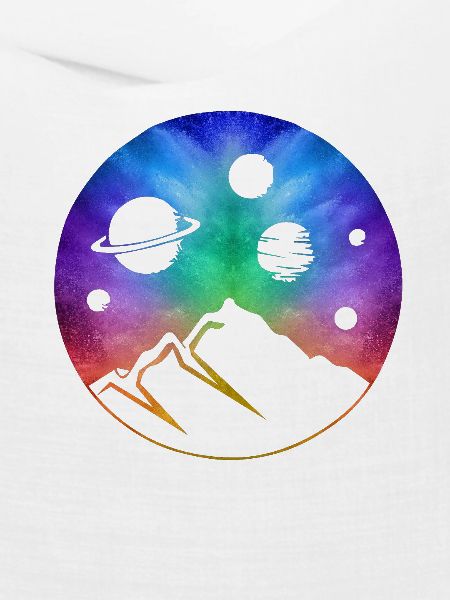 Planet bunter Weltraum Milchstraße