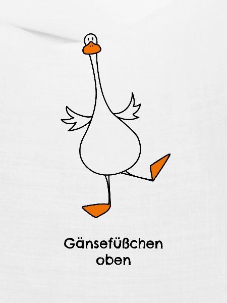 Gänsefüßchen oben