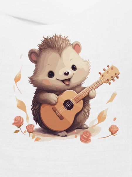 Igel spielt Gitarre