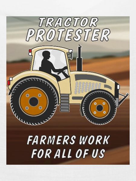 TRACTOR PROTESTER