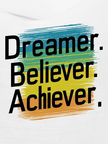 TRÄUMER. GLÄUBIGER. ACHIEVER.