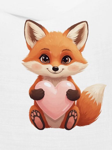Süßer Fuchs mit Herz
