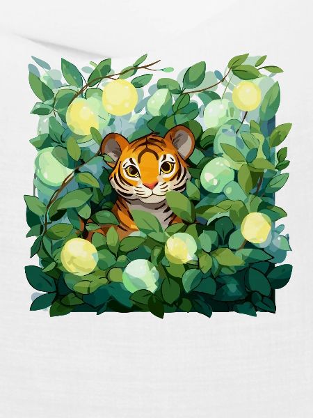 Tiger im Zitronenlaub