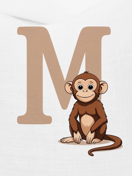 MonkeyM Design mit Großbuchstabe M