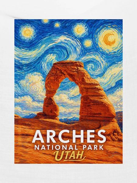 Arches Utah Sternenhimmel Felsbogen