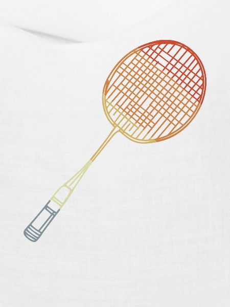 Badmintonschläger Skizze