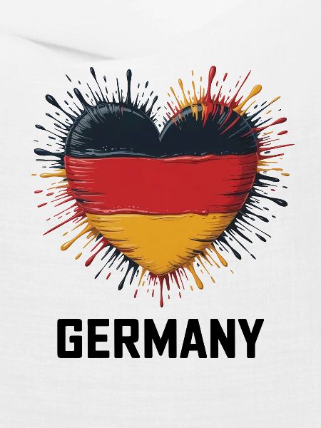  Herz mit Deutscher Flagge