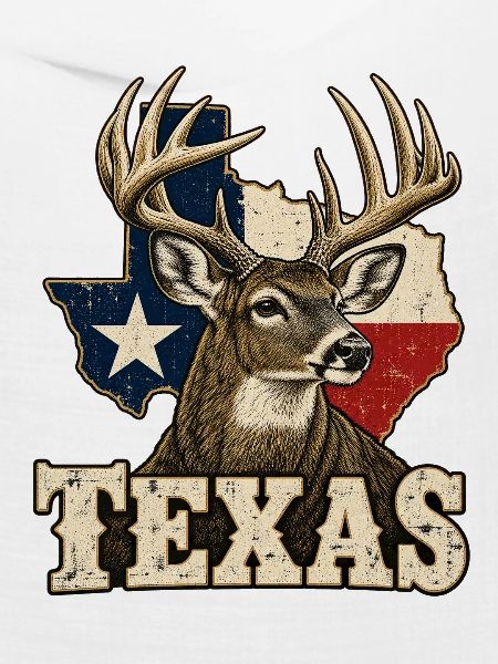 Texas Hirsch Flagge