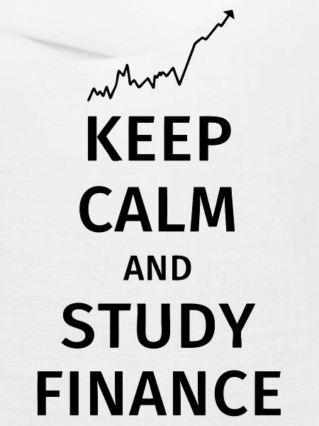 keep calm and study finance