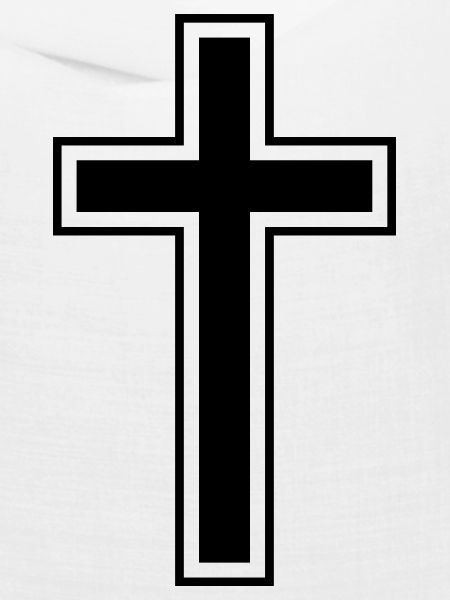Kreuz mit Rand