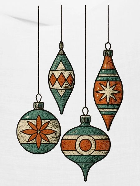 Weihnachtskugeln - Frohe Weihnachten