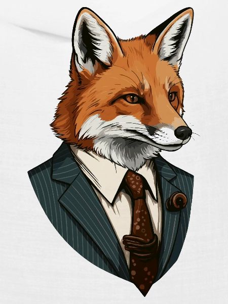 Fuchs im Anzug