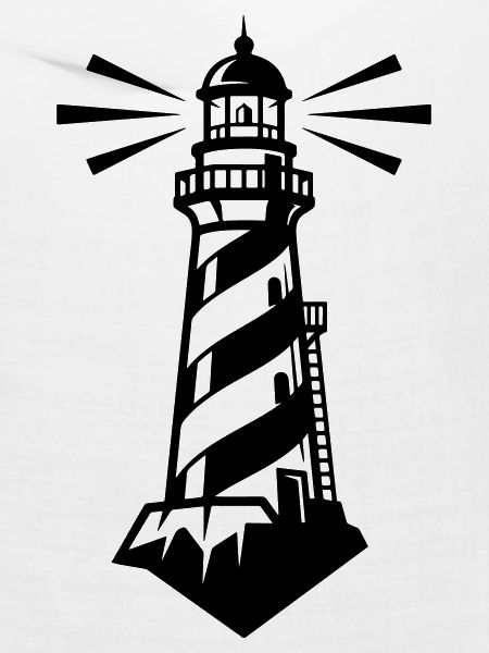 Leuchtturm Küste Symbol