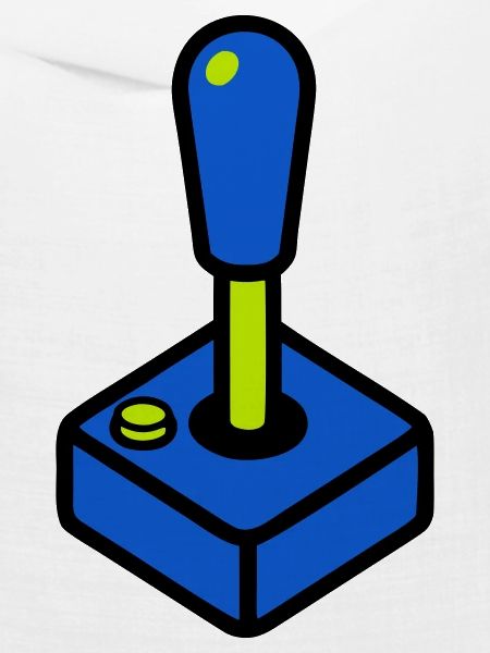 Retro Arcade Joystick Grafik