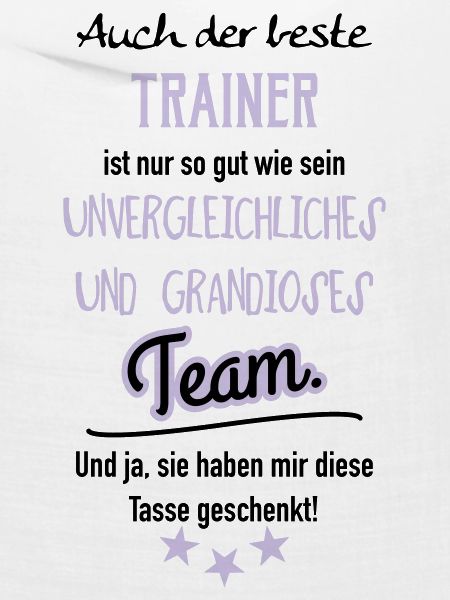 Bester Trainer Tasse