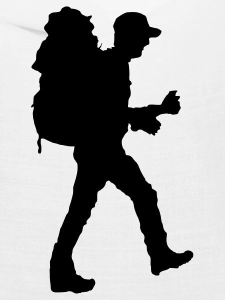 Backpacker Silhouette