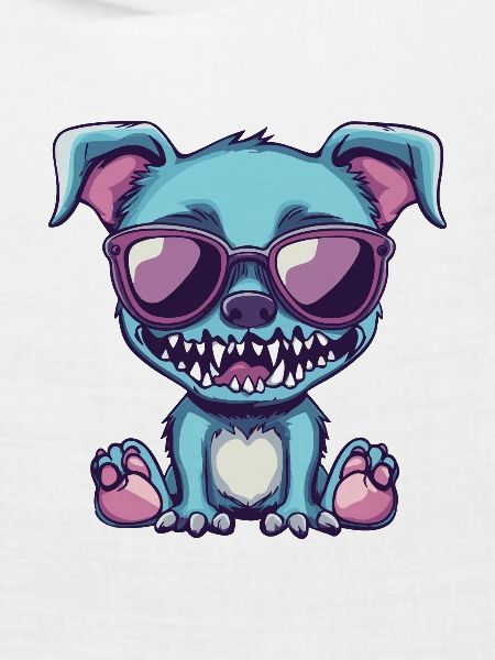 Hund Halloween Zombie Cool