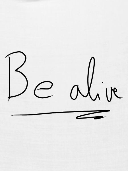 Sei lebendig text