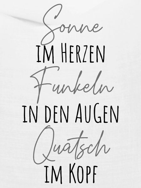 Sonne, Funkeln, Quatsch