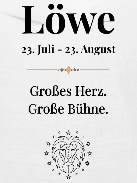 Sternzeichen Löwe