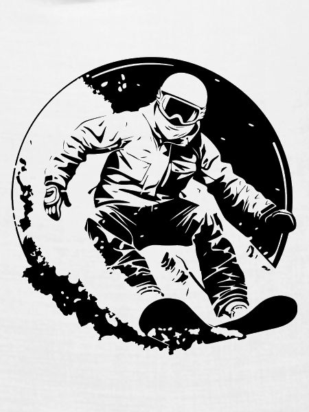 Snowboarding Silhouette