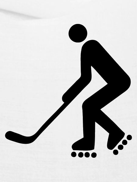 inline hockey inline Silhouette Logo