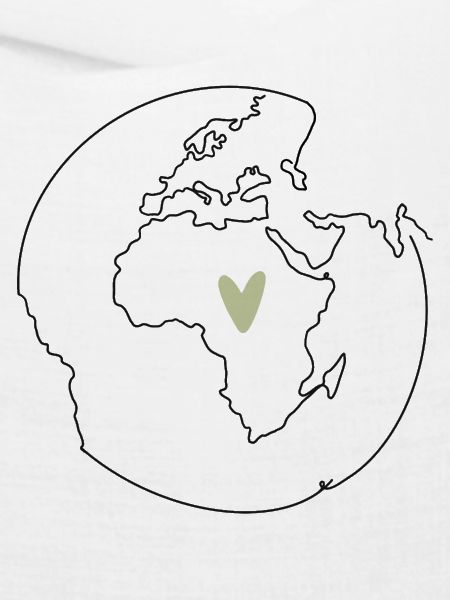 Weltkugel Afrika