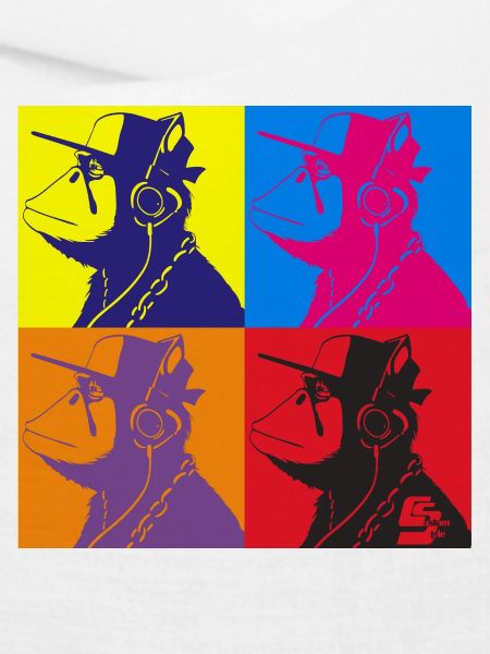 Affe Warhol von Custom