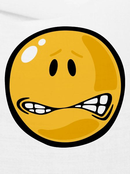Smiley fear stressed