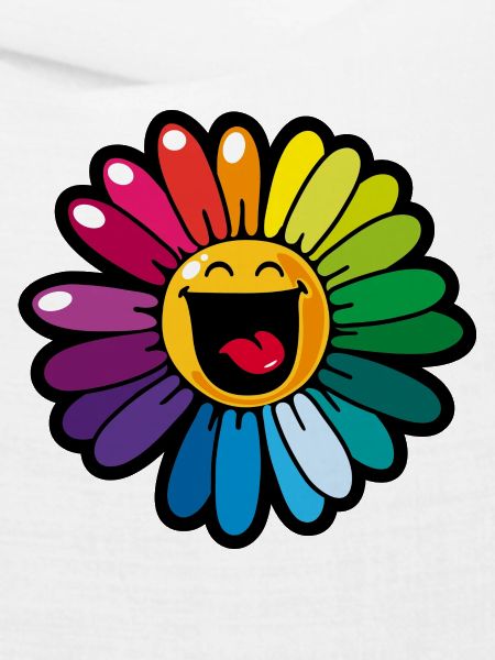 Smiley Colourful Daisy