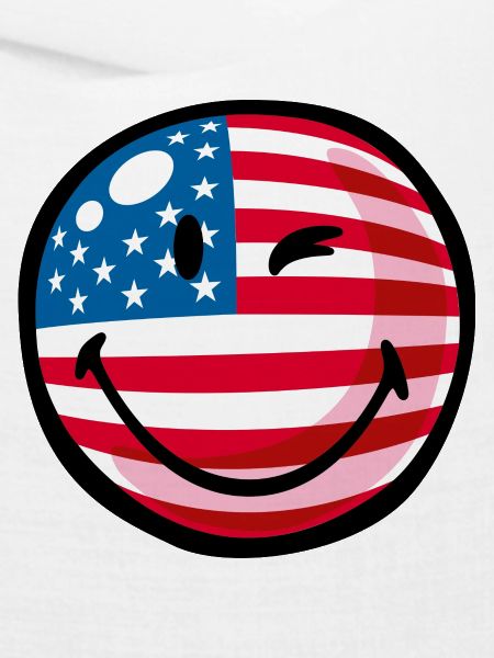Smiley Flag USA