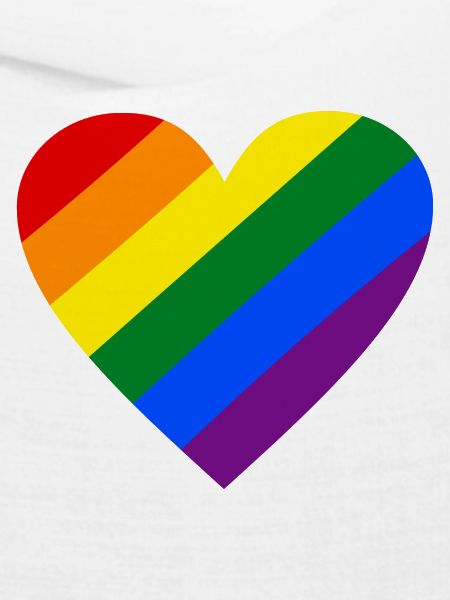Regenbogen Herz