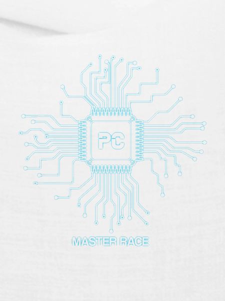 Blaues PC-Master-Race - CPU-Nerd
