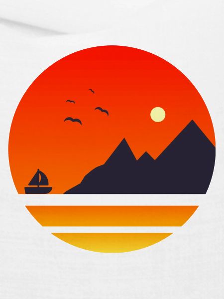 boat in sunset