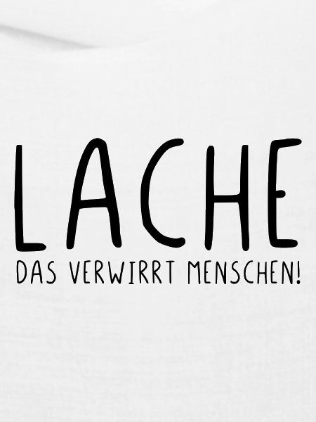 Lache das verwirrt Menschen