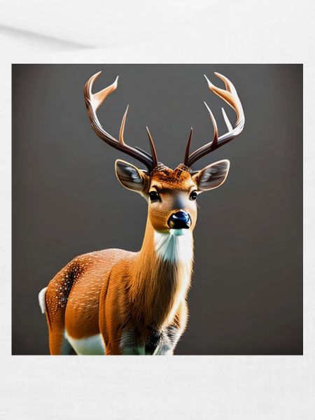 Neugieriger Hirsch