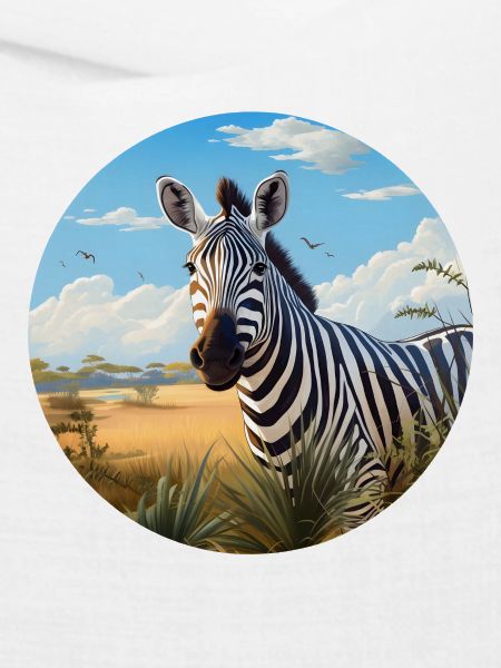Zebra in Savanne