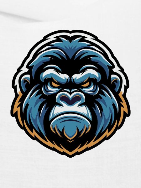 Maskottchen Gorillakopf