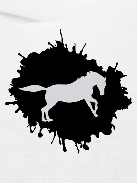 pferd klecks