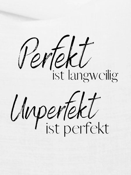 Perfekt sein