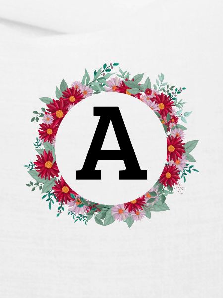 Blumenkrone Buchstabe
