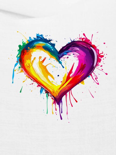 Regenbogen Herz