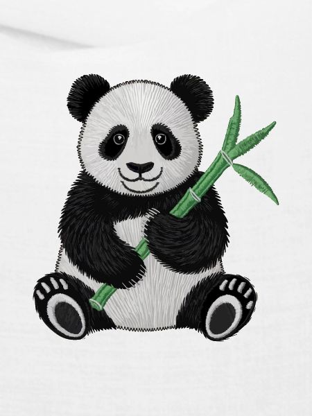 Bestickter Panda