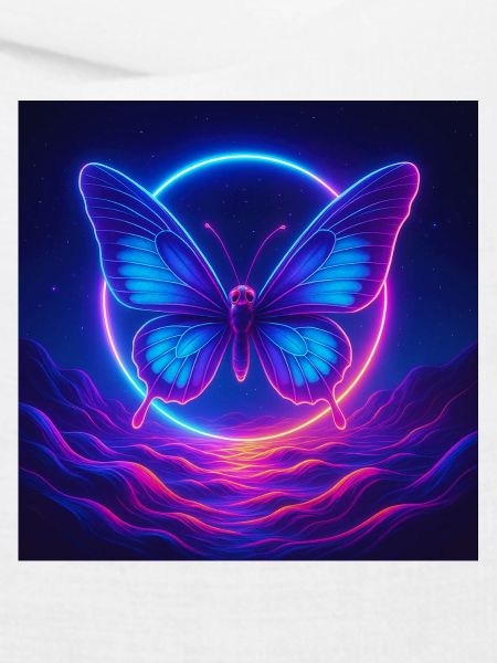 Neon Print Butterfly