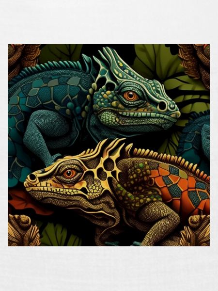 Leguan-Duo