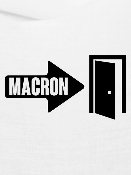 Macron trägt es