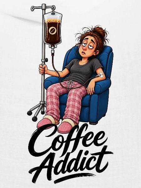 Coffee Addict Kaffeesüchtig